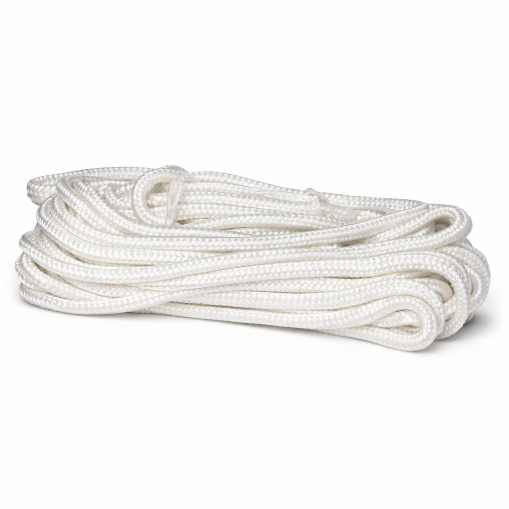 White Polybraid Cord