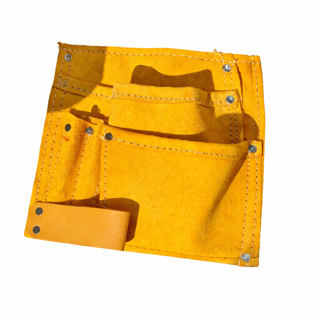 Small Single Pocket Leather Toolbag