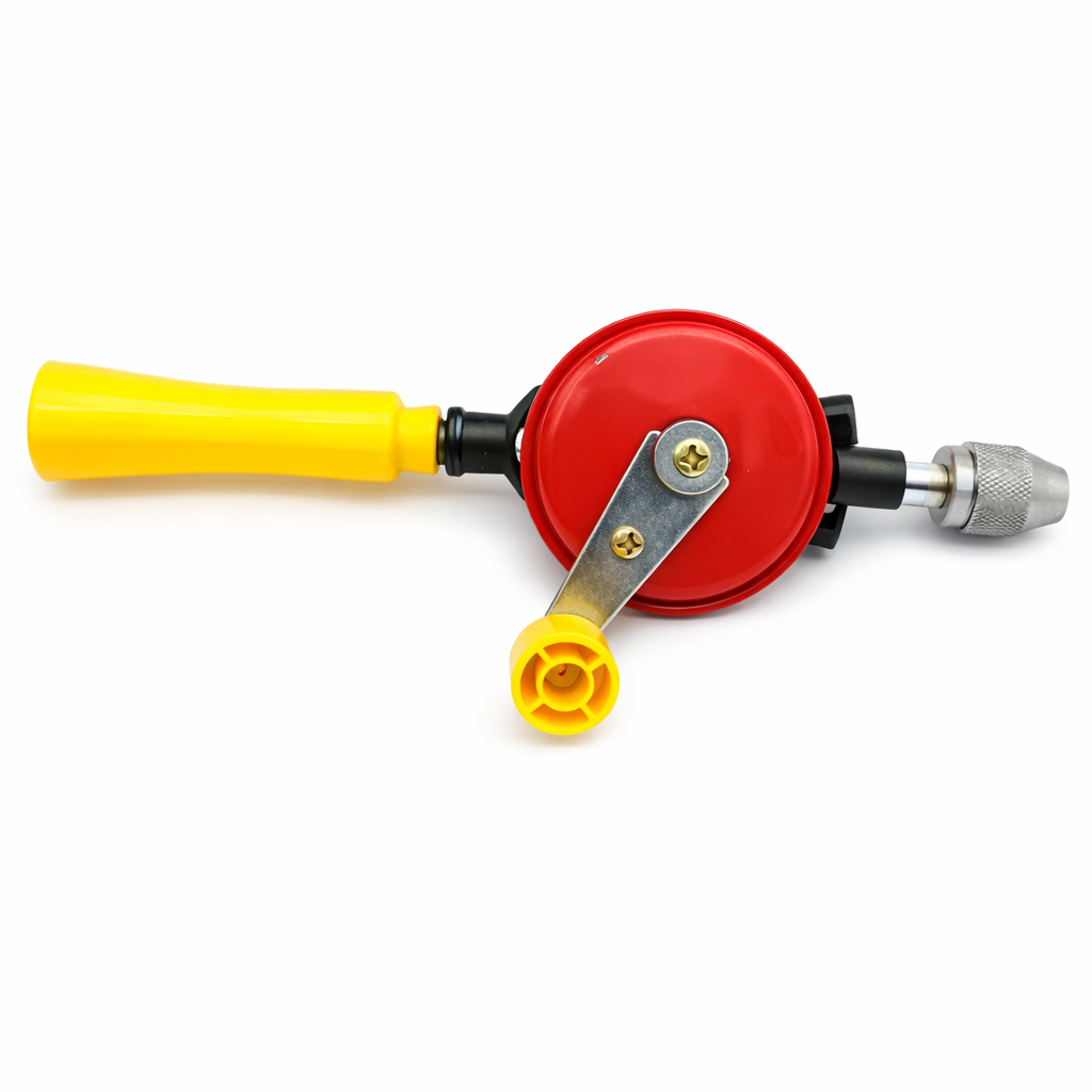 Manual Hand Drill with Plastic Handle, 1/4″