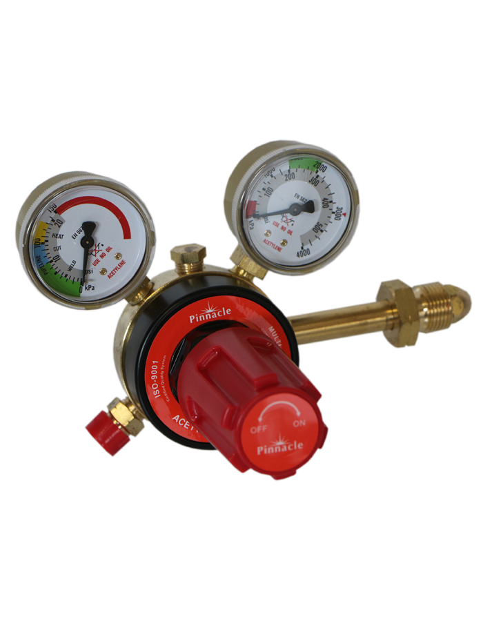 Multi-Stage Acetylene Regulator Brass Bonnet-EN2503