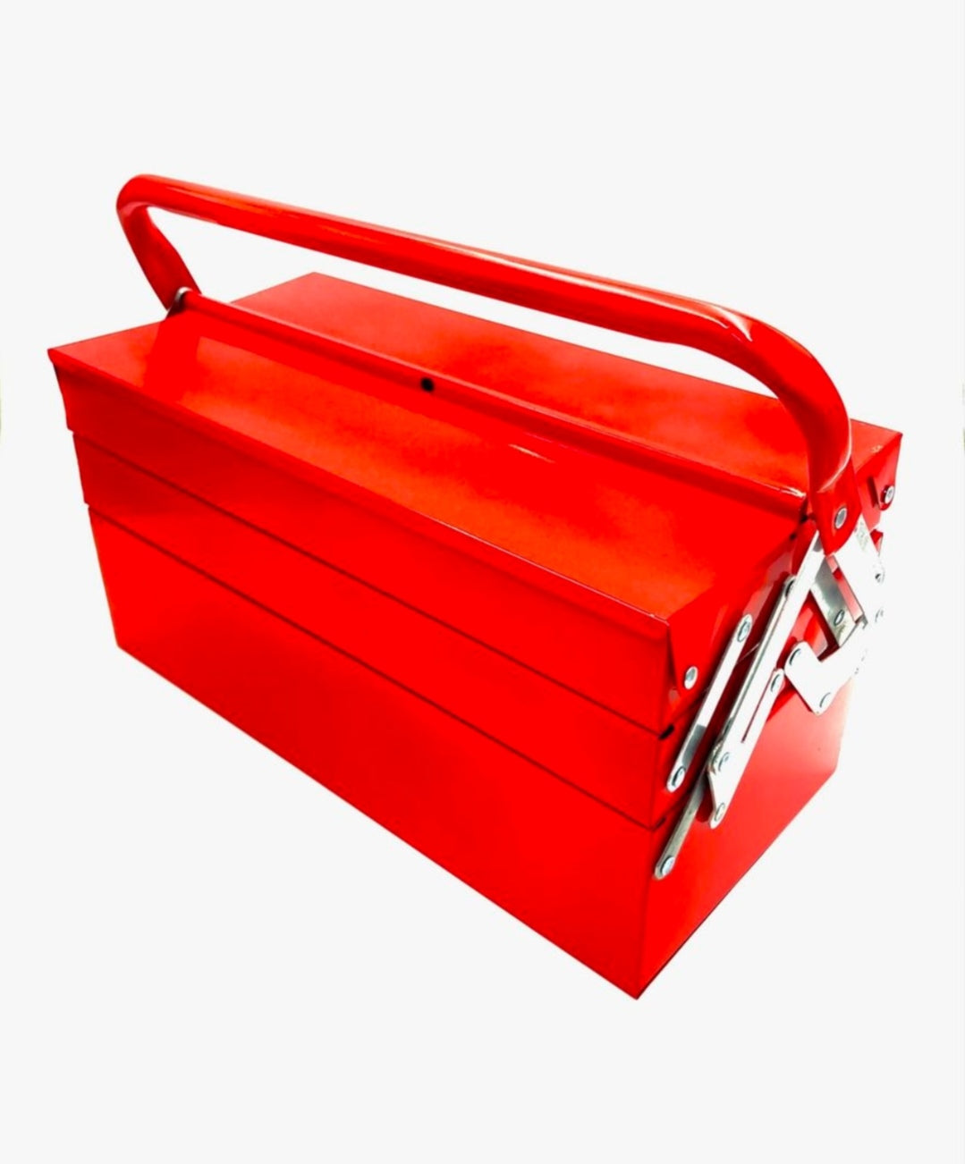 5-Tier Steel Toolbox – Red