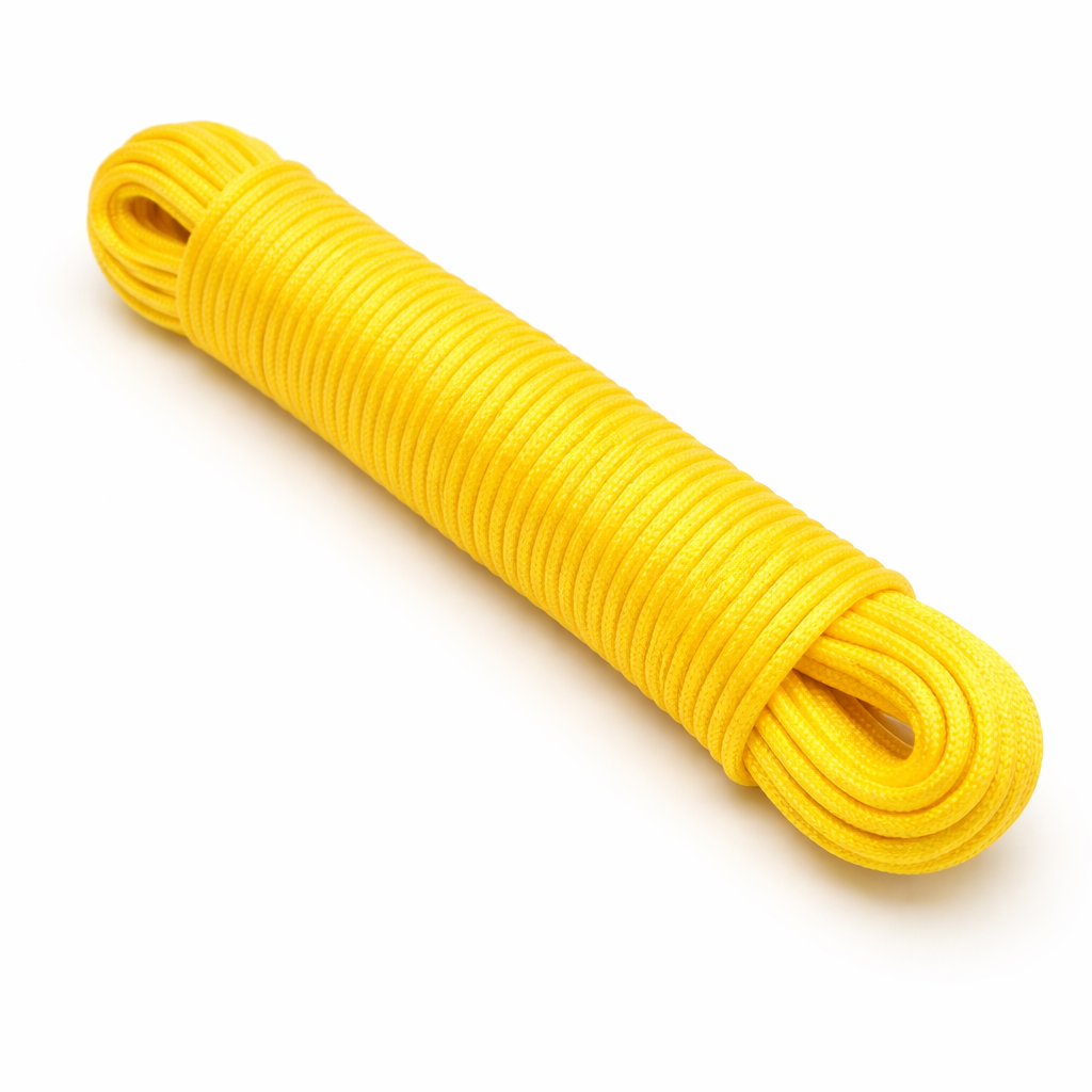 Yellow PVC Coated Washing Line