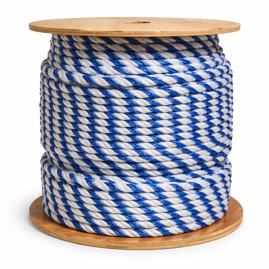 Coiled Polyethylene Ski Rope