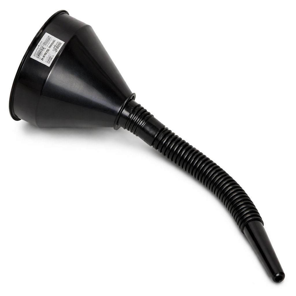 Black Flexible Funnel - 150mm