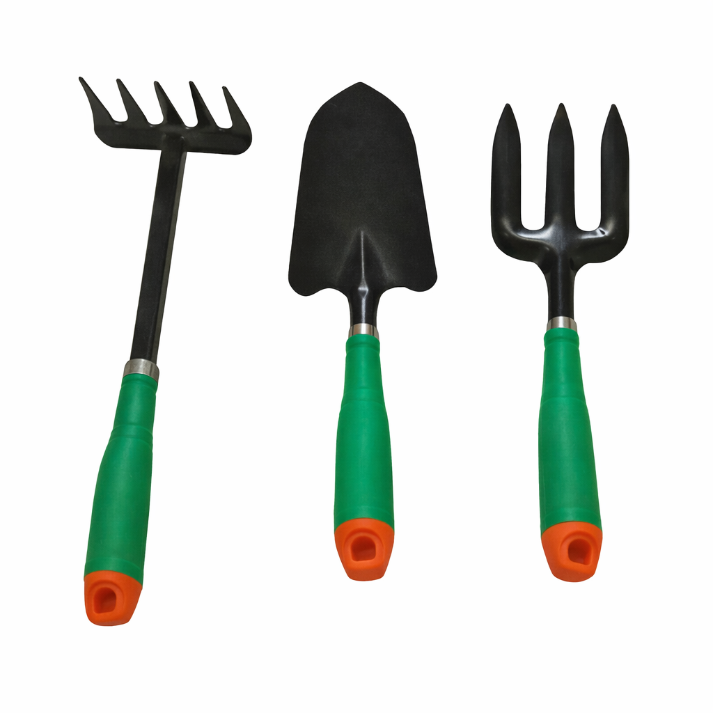 3Pcs Green Garden Tool Set