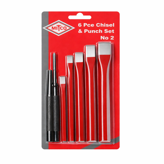 6-Piece Punch & Cold Chisel Set
