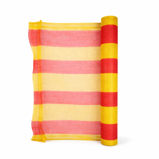 Orange and Yellow Barrier Netting