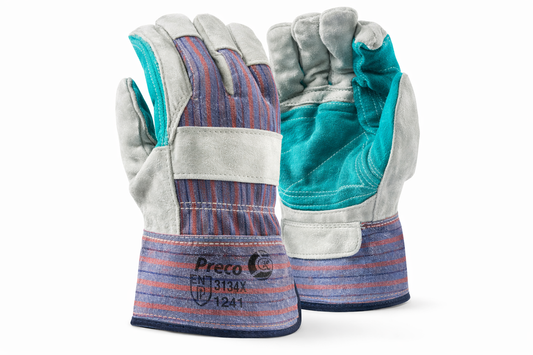 Candy Stripe Open Cuff Gloves