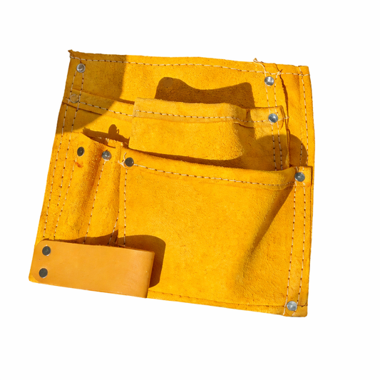 Small Single Pocket Leather Toolbag