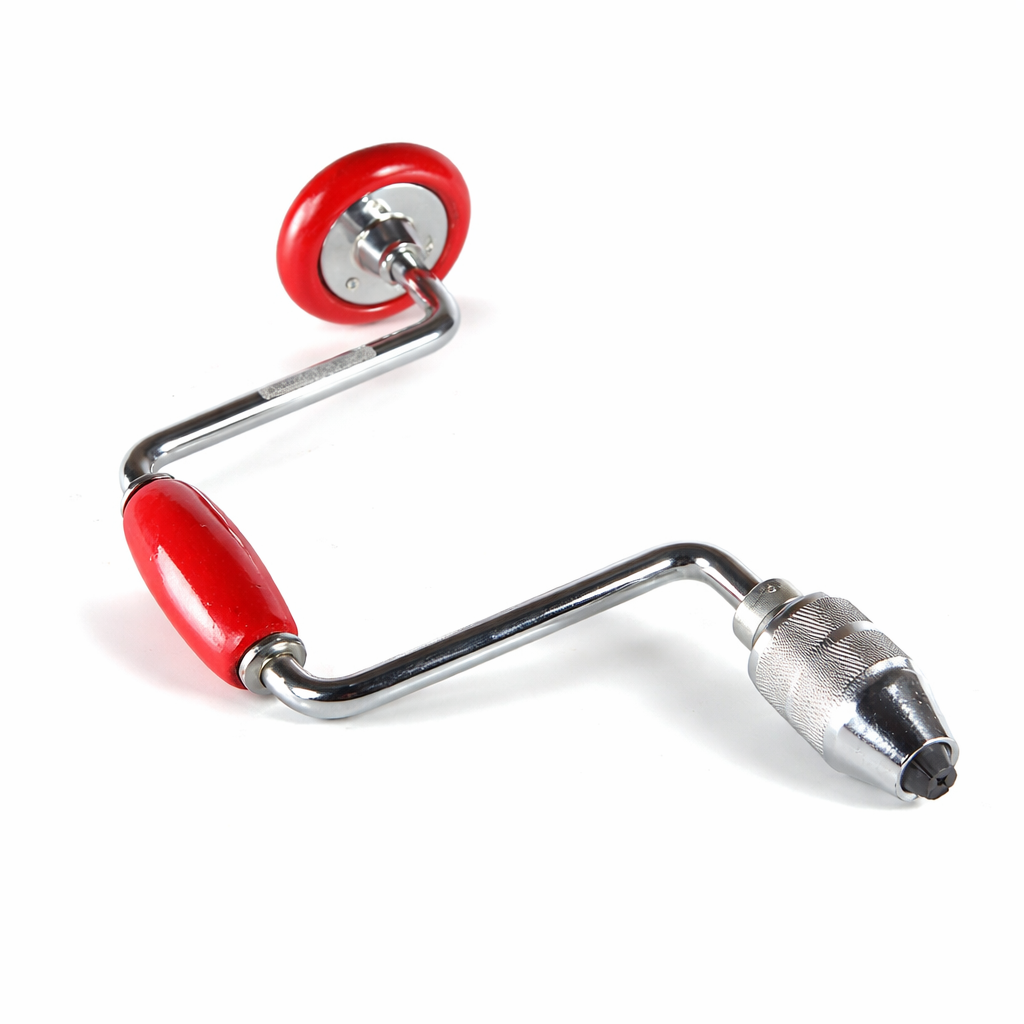 4-Jaw Bit Brace Drill with Handle Drill, 10″/250mm