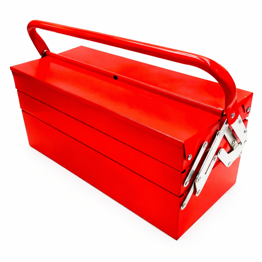Red 5-Tier Steel Toolbox