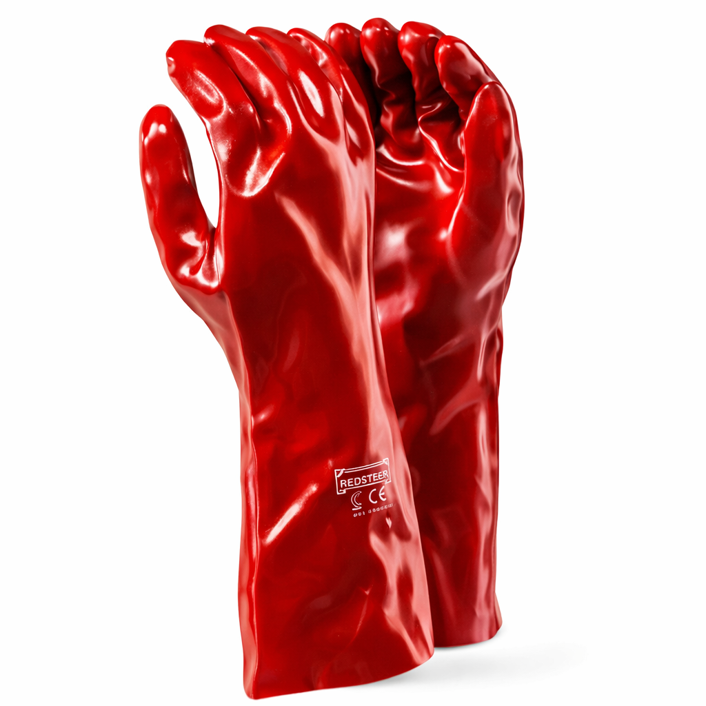 PVC Open Cuff Glove
