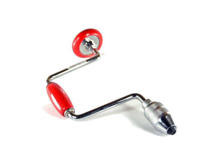 Brace Drill 10″ / 250mm – 4-Jaw Bit Brace with Handle